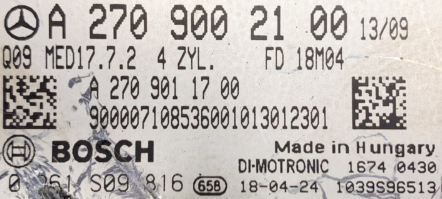 Computadora motor M270