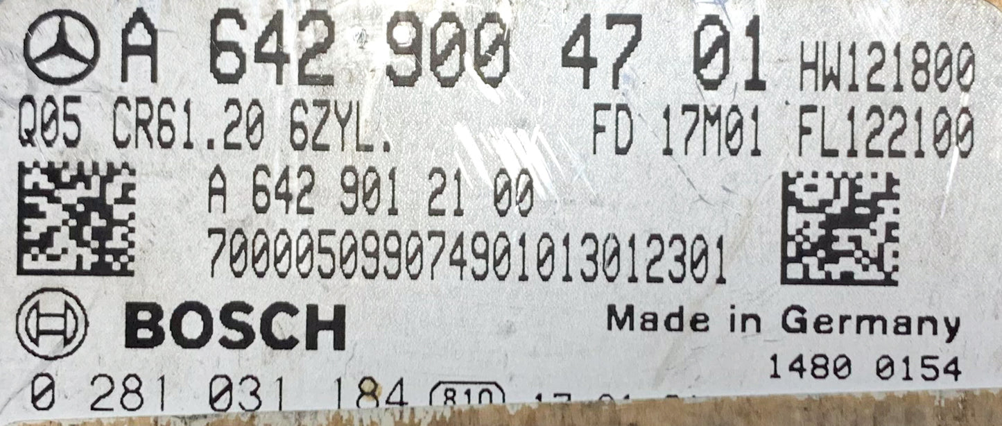 Computadora motor M642