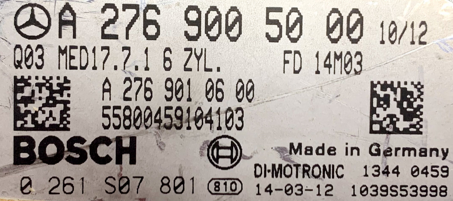 Computadora motor M276