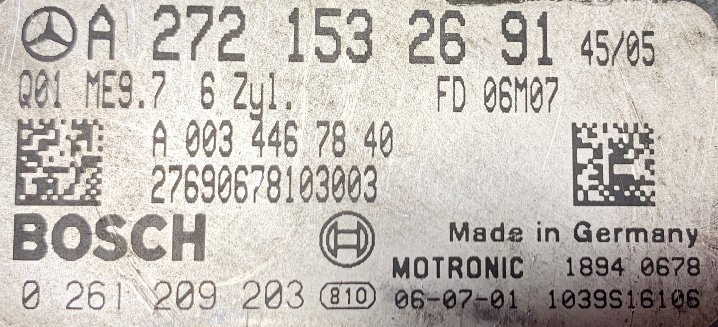 Computadora motor M272