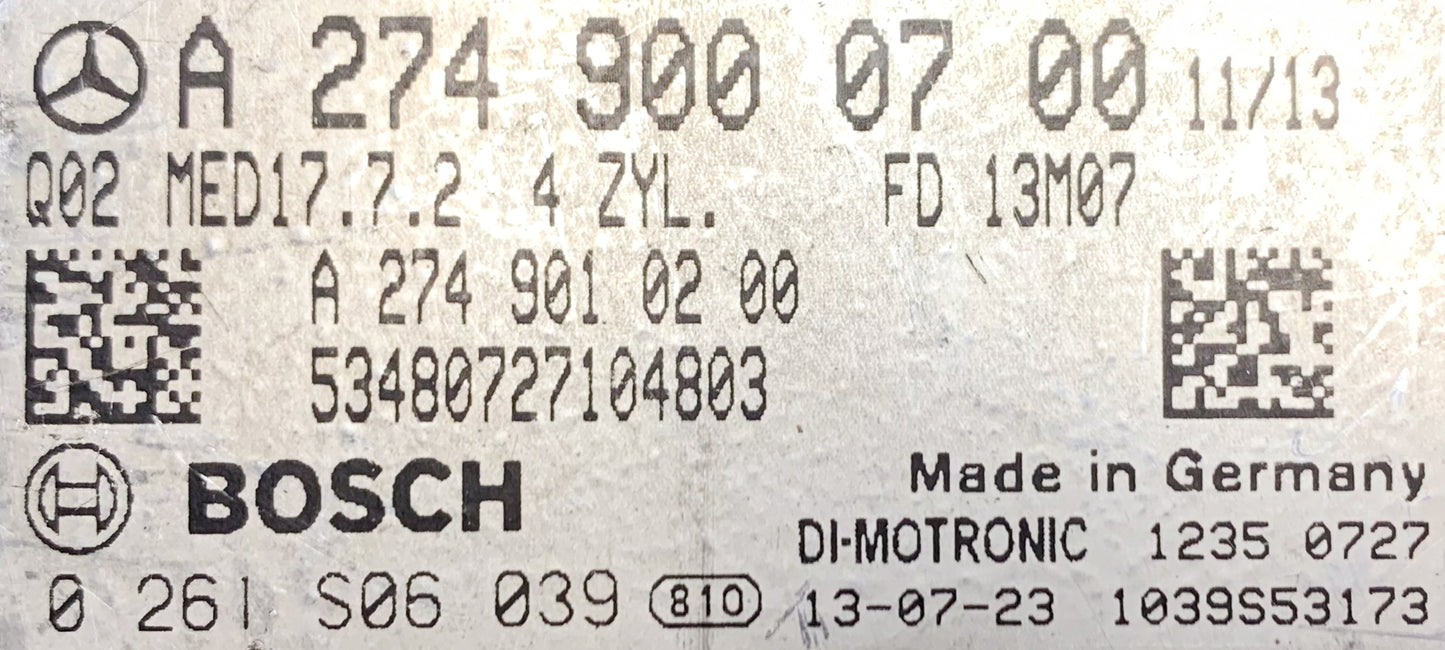 Computadora motor M274